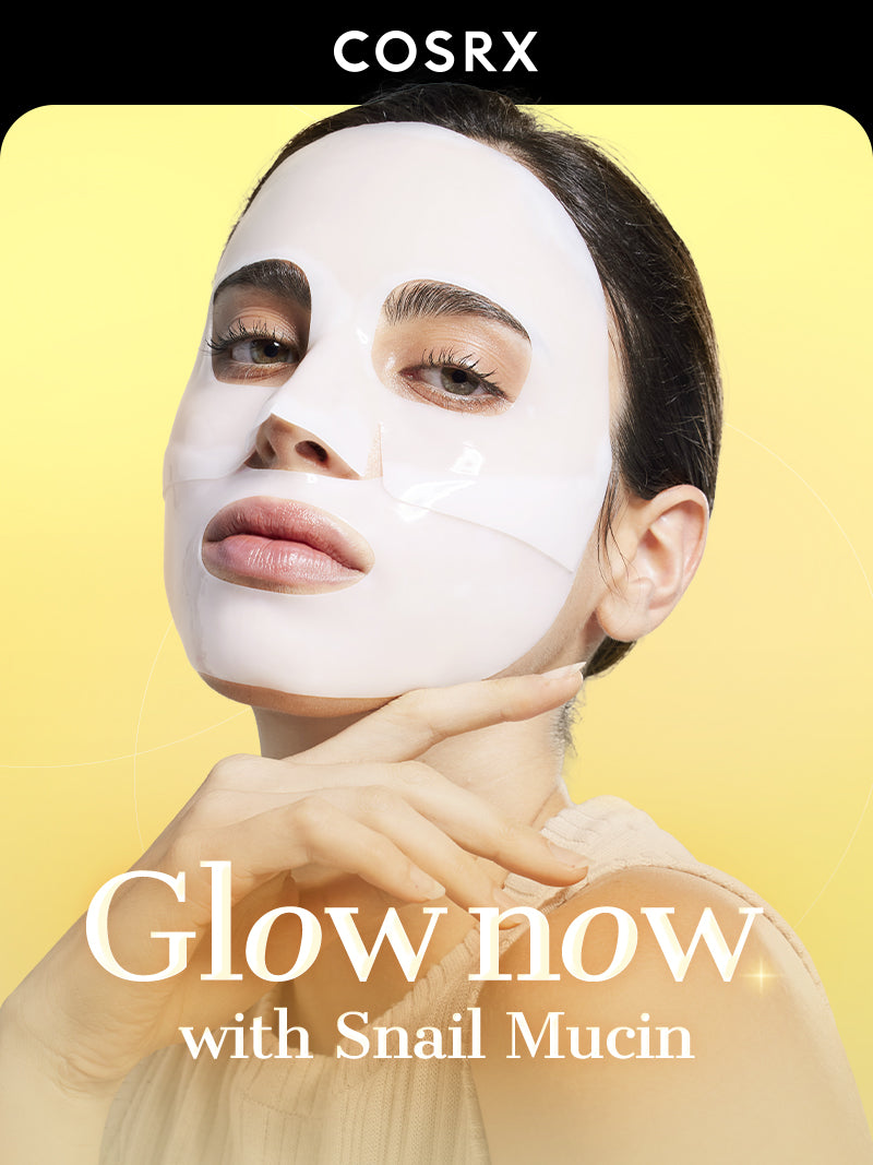 Advanced Snail Mucin Glass Glow Hydrogel Face Masks (3EA) | Hydrating & Repairing Sheet Mask