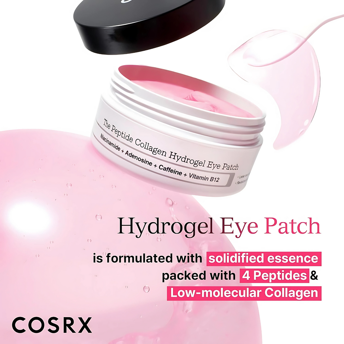 Peptide Collagen Hydrogel Eye Patches | Firming & Brightening Under-Eye Care