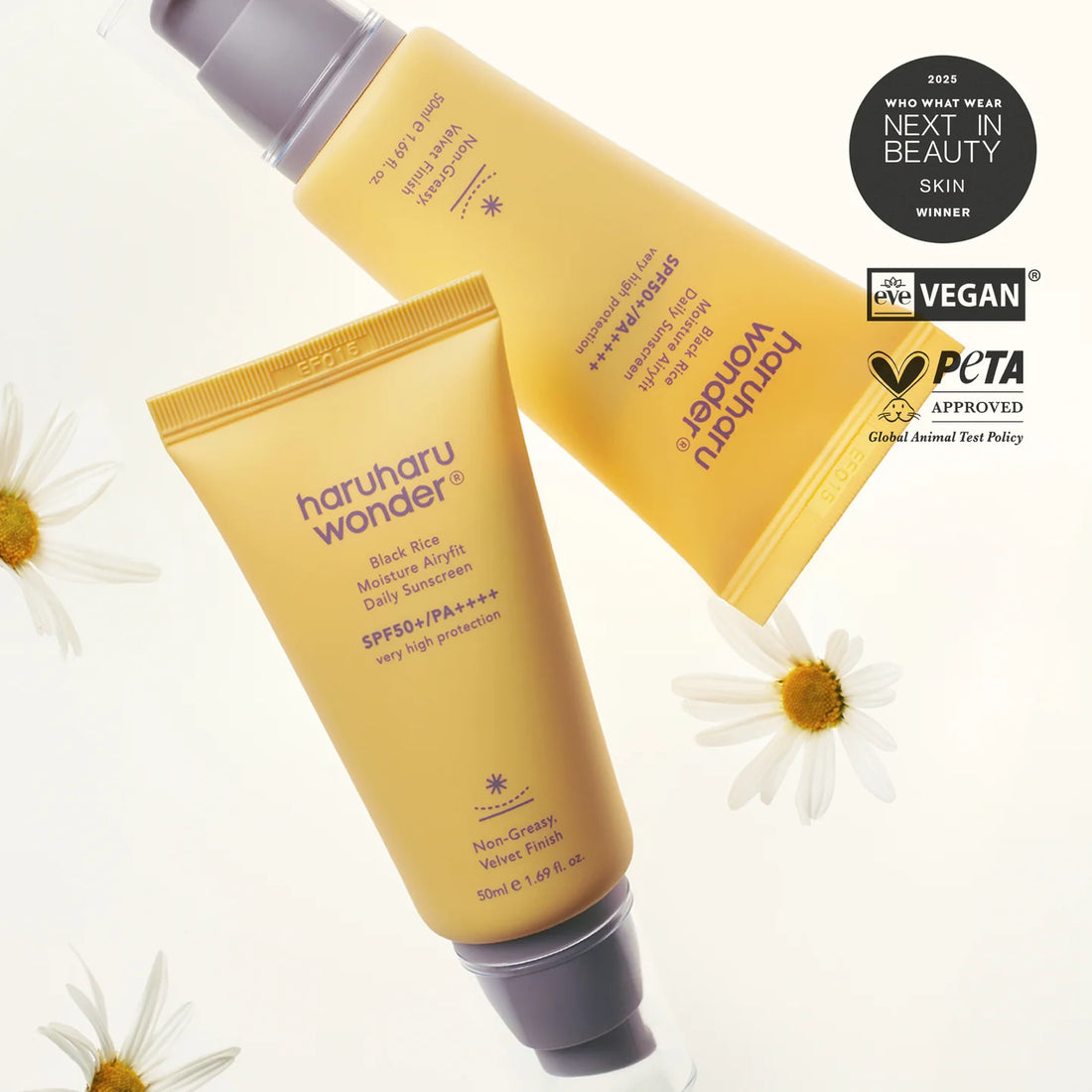 Black Rice Moisture Airyfit Daily Sunscreen SPF50+ | Lightweight Suncream