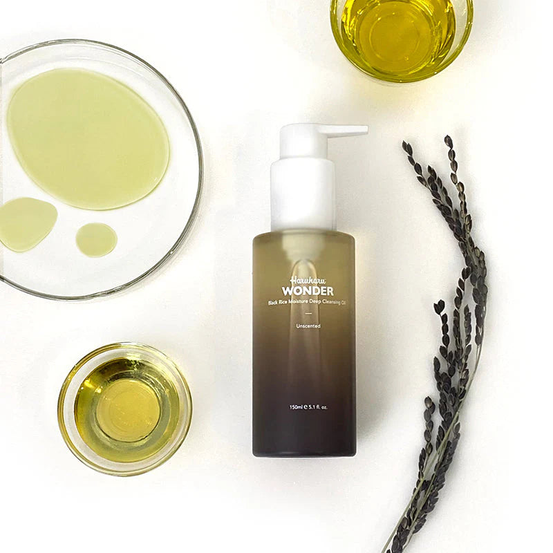 Black Rice Deep Cleansing Oil 150ml | Nourishing Korean Oil Cleanser for Removing Makeup & SPF